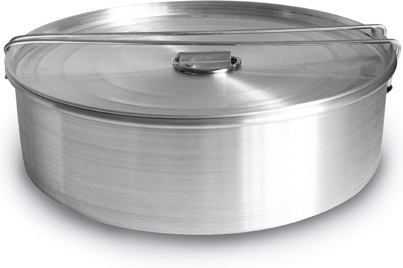 GLOBE ROCKET Flan Mold with Lid - Oversized XL (10.5 x 3.2 in) - Authentic Mexican Flan Pan - Flan Molds for Baking with Water Bath - Molde para Flan - Flaneras Moldes con Tapa Baño Maria - Image 1