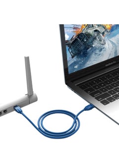 Hiqonic Li Cat6 1000MBPS Ethernet Internet Data RJ45 Cable 1.5 Meters Blue Cable  - Image 4