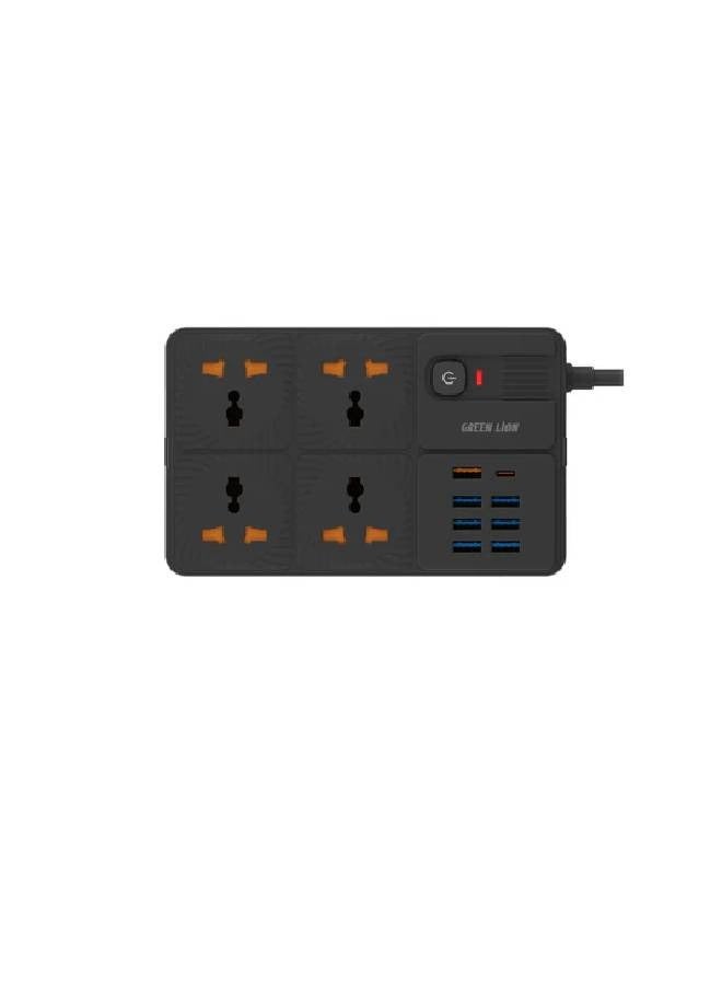 Green Lion UK Power Socket 7 USB-A Port & 1 PD Port - Image 1
