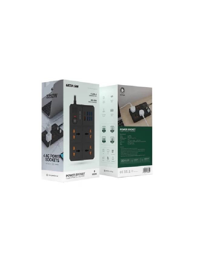 Green Lion UK Power Socket 7 USB-A Port & 1 PD Port - Image 2