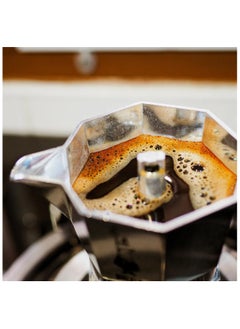 BIALeTTI Moka Express Stove Top Espresso Maker, Makes Real Italian Coffee, Moka Pot 6 Cups, Silver  - Image 3