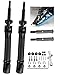 Rcarmumb Upgrades Part for 110 Stampede VXL 2WDRustler VXL 2WDSlash VXL 2WDHoss VXL 2WDRear Stainless Steel Drive Shaft CVD Front Axles 45 Driveshaft with HexBlack - Image 2