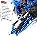 Rcarmumb Upgrades Part for 110 Stampede VXL 2WDRustler VXL 2WDSlash VXL 2WDHoss VXL 2WDRear Stainless Steel Drive Shaft CVD Front Axles 45 Driveshaft with HexBlack - Image 4