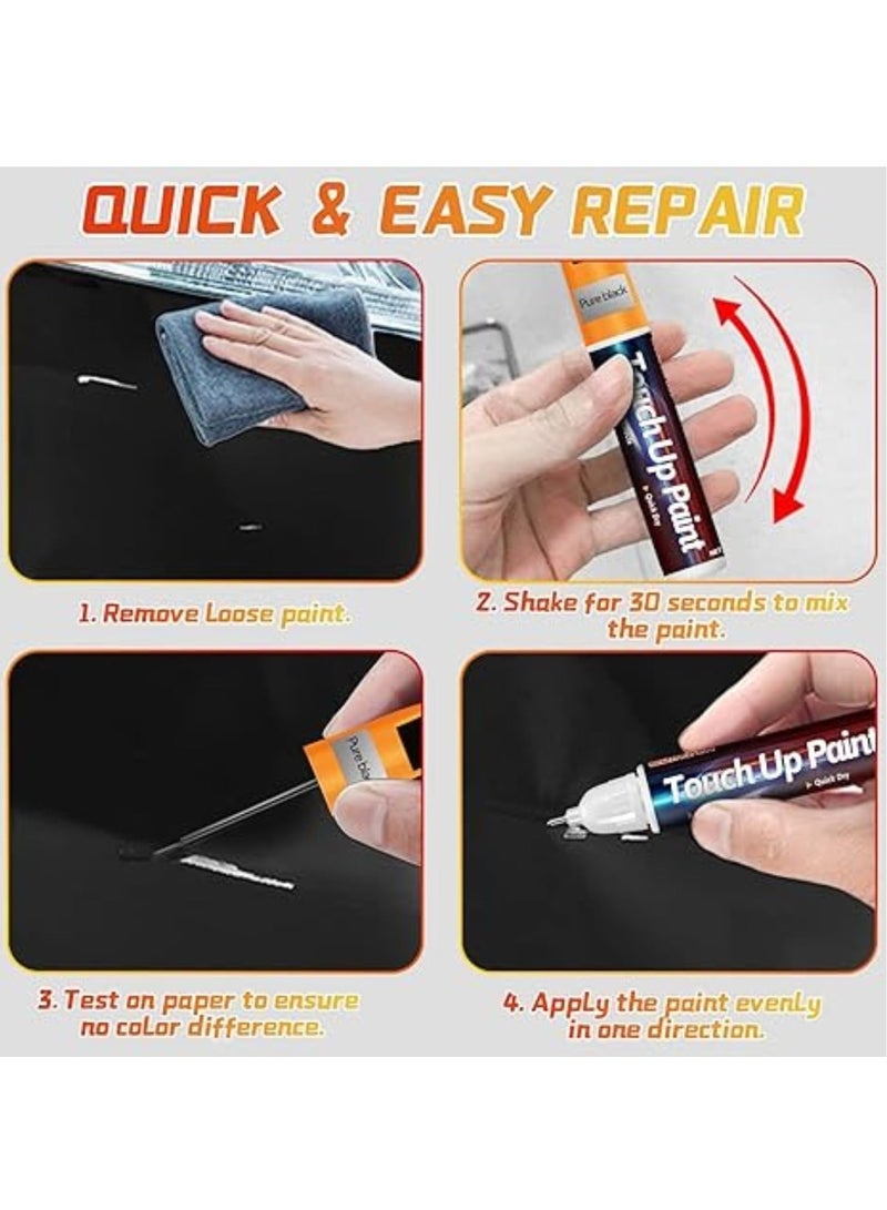 LIMOS Touch Up Paint for Cars, Black Car Paint Scratch Repair, Two-In-One Car Touch Up Paint Fill Paint Pen, Quick & Easy Solution to Repair Minor Automotive Scratches 0.8 fl oz - Image 5