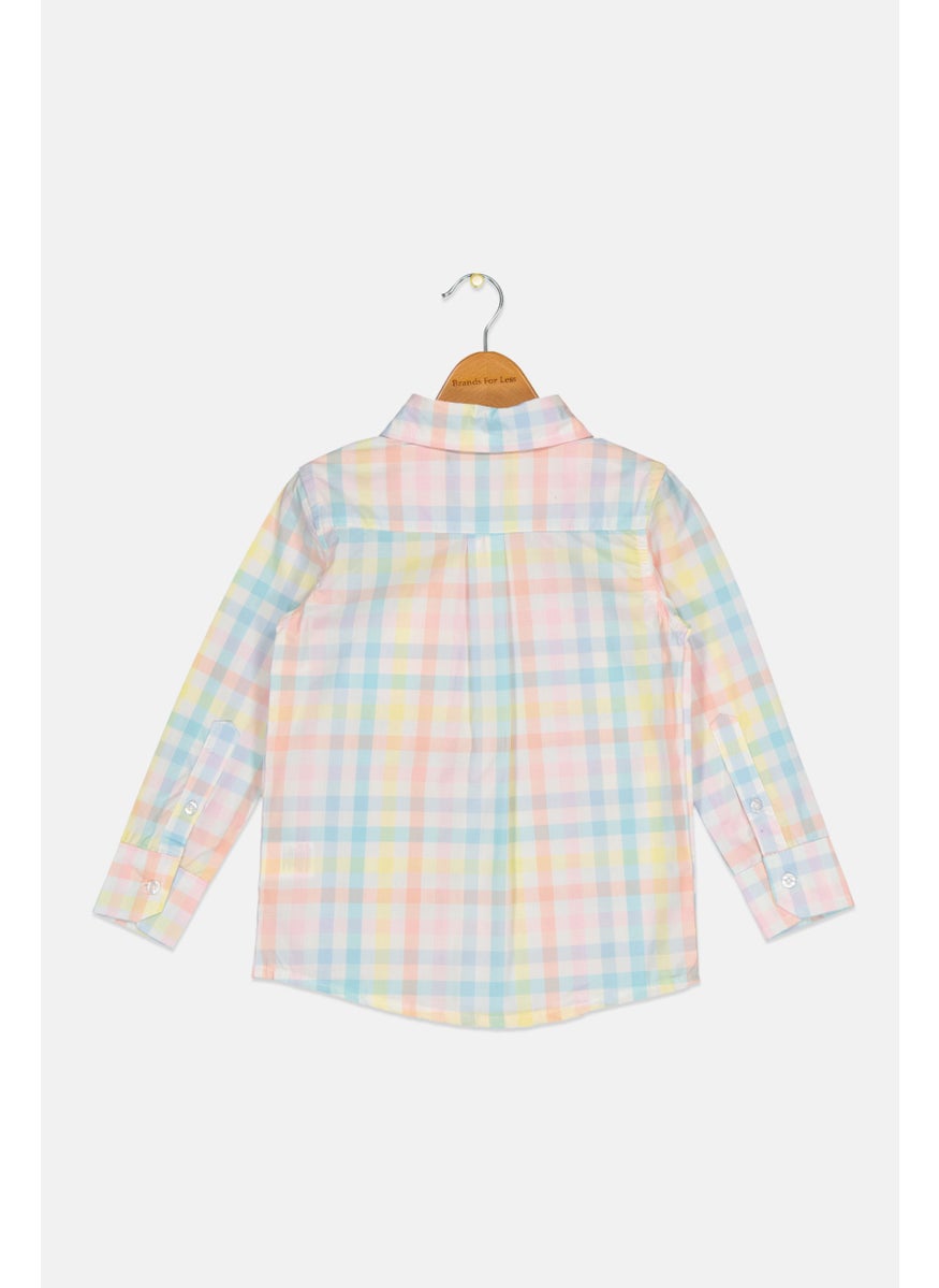 Andy & Evan Toddlers Boy Allover Print Casual Shirt, Multicolor  - Image 2