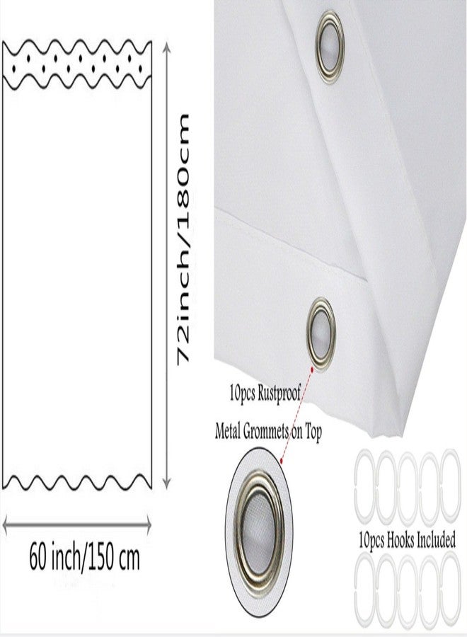 LB Jesus Christ Shower Curtain for Bathroom, Funny Quotes I Saw That on White Fabric Shower Curtain with Hooks, Modern Farmhouse Bathroom Curtains Shower Set, 60x72 inches - Image 3