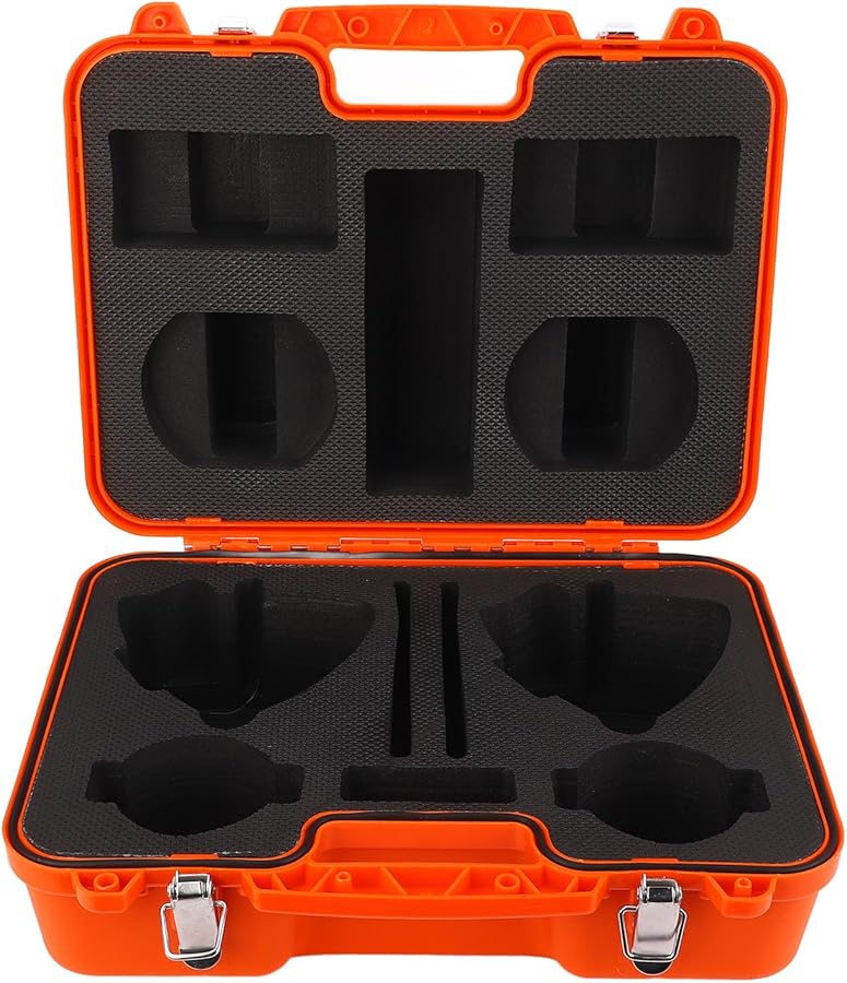 Large Capacity Portable Total Station Carrying Case Durable PP Material Double Lock Secure Storage - Image 2