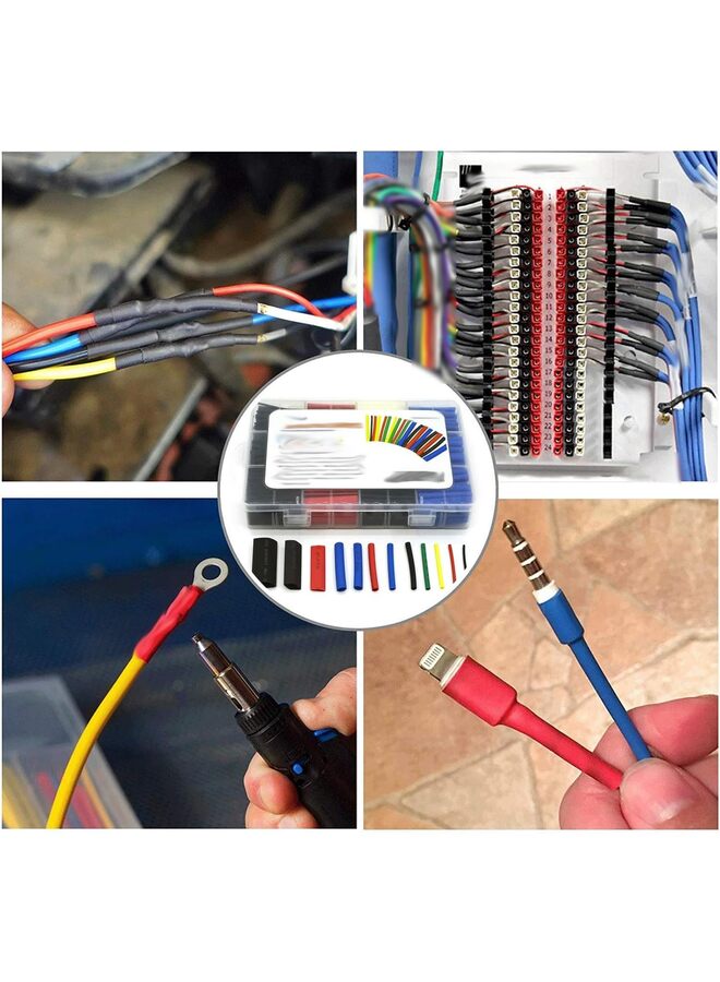 Heat Shrink Tubing,Electrical Wire Cable Wrap Assortment Electric Insulation Heat Shrink Tube Kit with Box (Size : 560PCS) - Image 5
