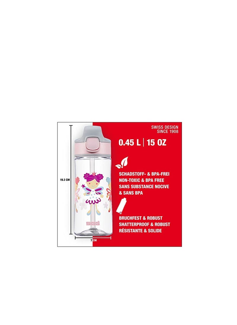 SIGG - Aluminium Kids Water Bottle - Miracle Fairy - With Straw - Leakproof - Lightweight - BPA Free - Scratch & Break Resistant - School & Sports - Light Pink - 0.45L - pzsku/Z5C55E0DC33085B03778FZ/45/_/1697618705/98dd8961-e677-4158-8559-37115fab7e37