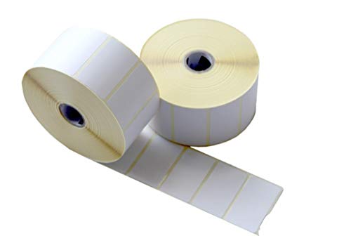US1984 Labels 60 X 40 mm, Core Size 1 Inch, Thermal Barcode Stickers,Label Size 6 x 4 Cm, Permanent Self Adhesive Thermal Sticker, 1000 Label in Roll (2000 Labels) - Image 1