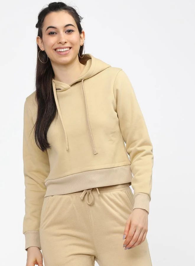 طوكيو توكيز Regular Fit Cropped Hoodie by Styli