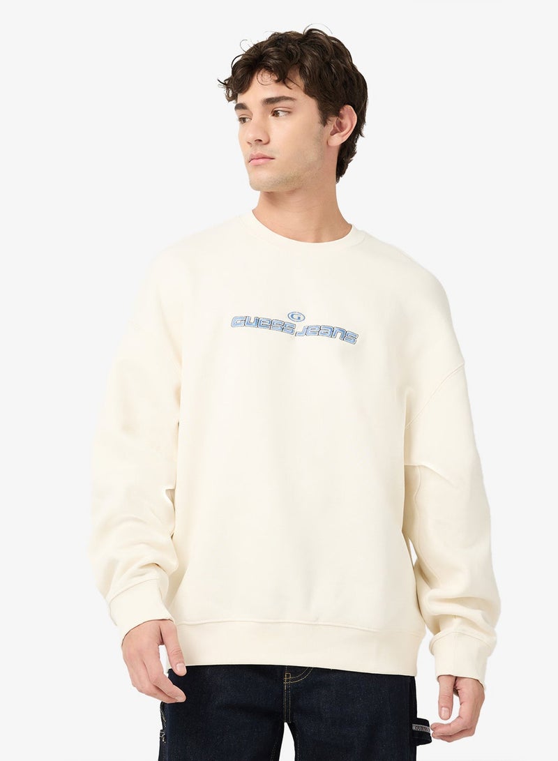 GUESS Logo Crew Neck Sweatshirt - Image 1