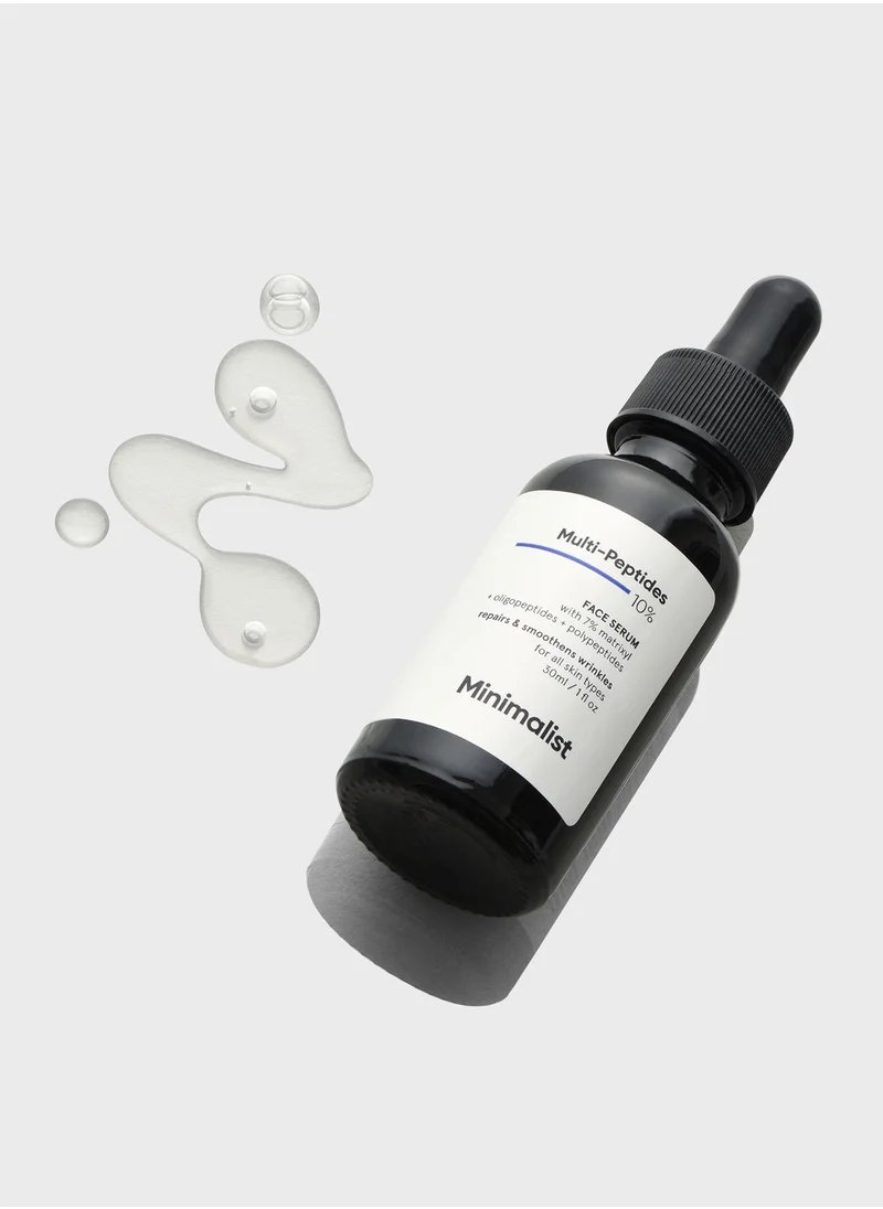 Minimalist Skincare Multi Peptide 10% Face Serum