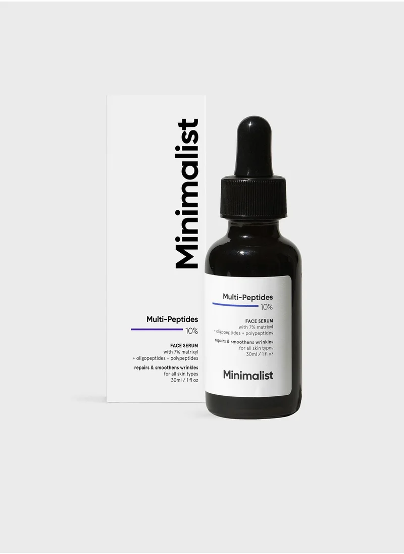 Minimalist Skincare Multi Peptide 10% Face Serum