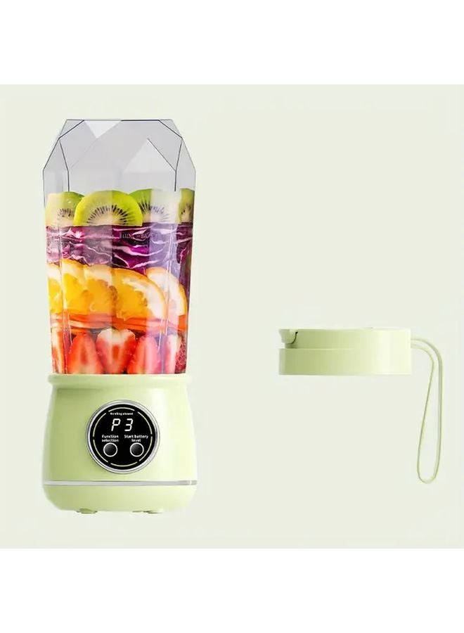 Green Portable USB Rechargeable Blender For Smoothies Milkshakes Fresh Juice - Image 1