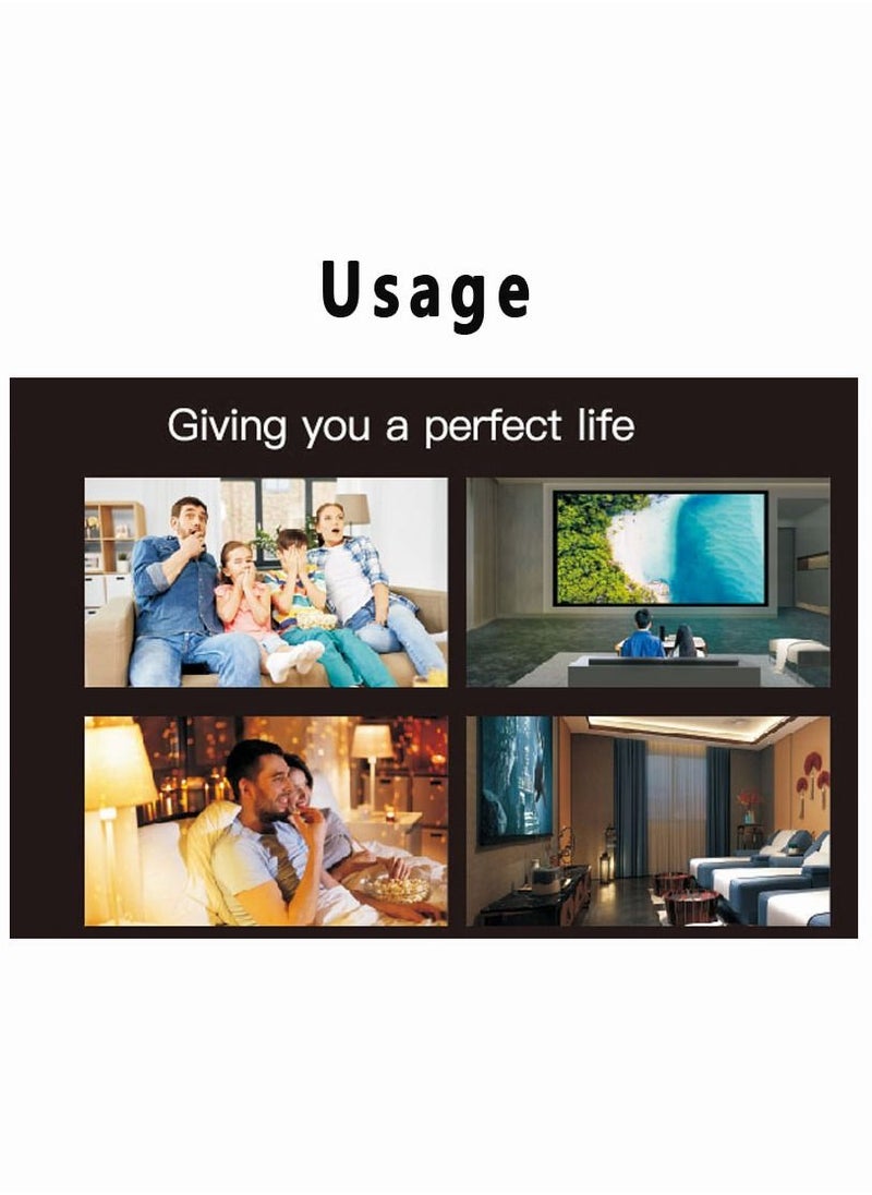 Mi VAZA - T6 1920 x 1080P Mini LED Portable Dual Frequency WiFi Android 9.0 Remote Electronic Focusing For Meeting Home Smart Video Projector - Image 1