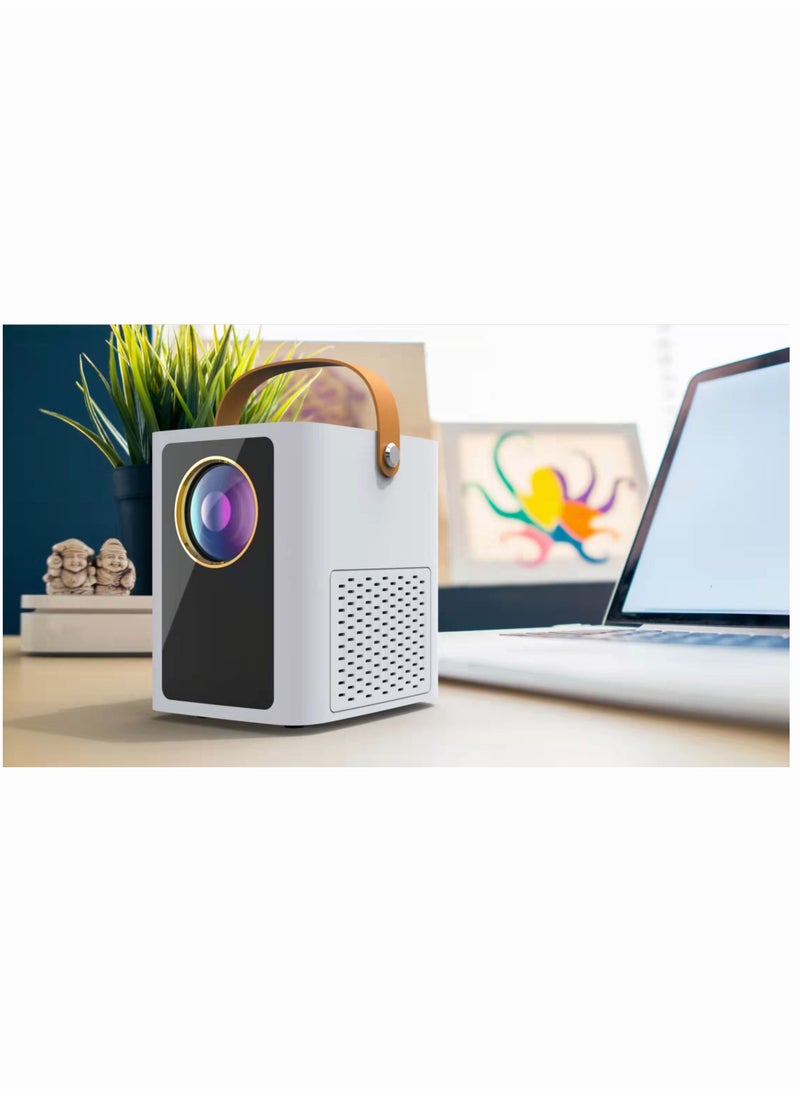 Mi VAZA - T6 1920 x 1080P Mini LED Portable Dual Frequency WiFi Android 9.0 Remote Electronic Focusing For Meeting Home Smart Video Projector - Image 1