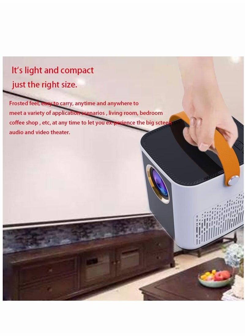 Mi VAZA - T6 1920 x 1080P Mini LED Portable Dual Frequency WiFi Android 9.0 Remote Electronic Focusing For Meeting Home Smart Video Projector - Image 1