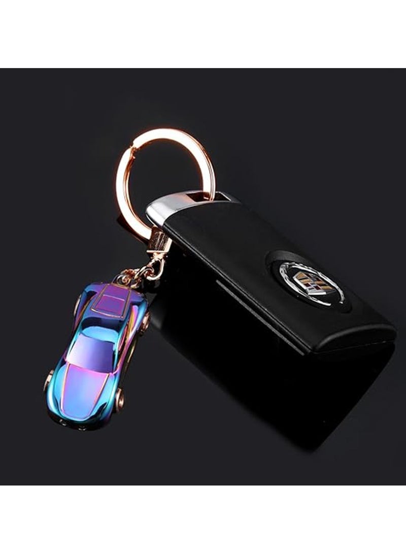 Toby's Rainbow Zinc Alloy Car Keychain – 2-Mode LED Light, Stylish and Multi-Functional Design, Perfect Premium Gift for Car Enthusiasts - Image 2