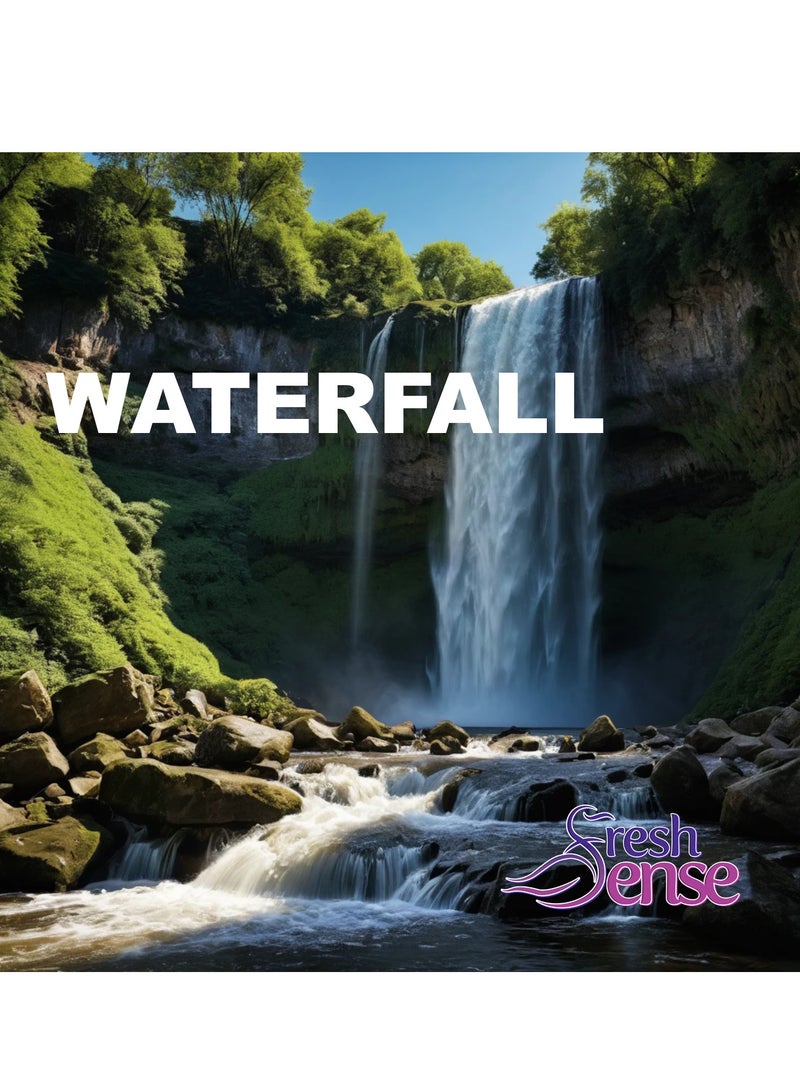 فريش سينس عبوة معطر هواء معاد تعبئته - عبوة 3 × 260 مل - معطر هواء أوتوماتيكي برذاذ تلقائي شلال رذاذ تلقائي لمكتب الحمام في المنزل لتحييد الروائح الكريهة فريش سينس - Image 2