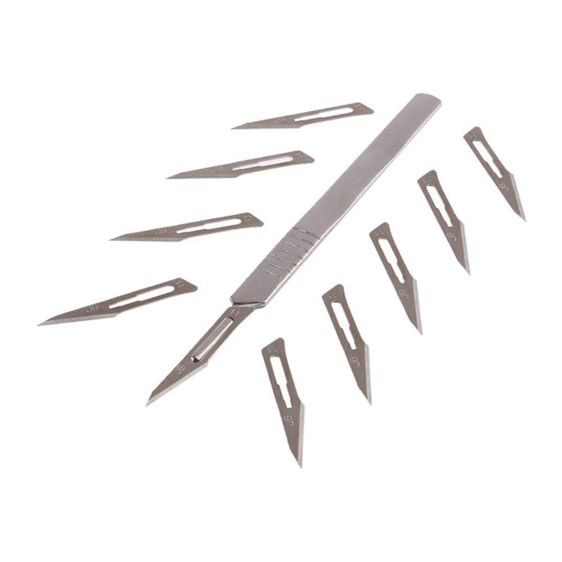 Diy Crafts CTDIYHI57284 Surgical Scalpel Blade Chisel for Lab Laboratory Crafts Works Shop All Type Diy Works Design No 4 1xrepair Handle Scalpel Multicolor - Image 3