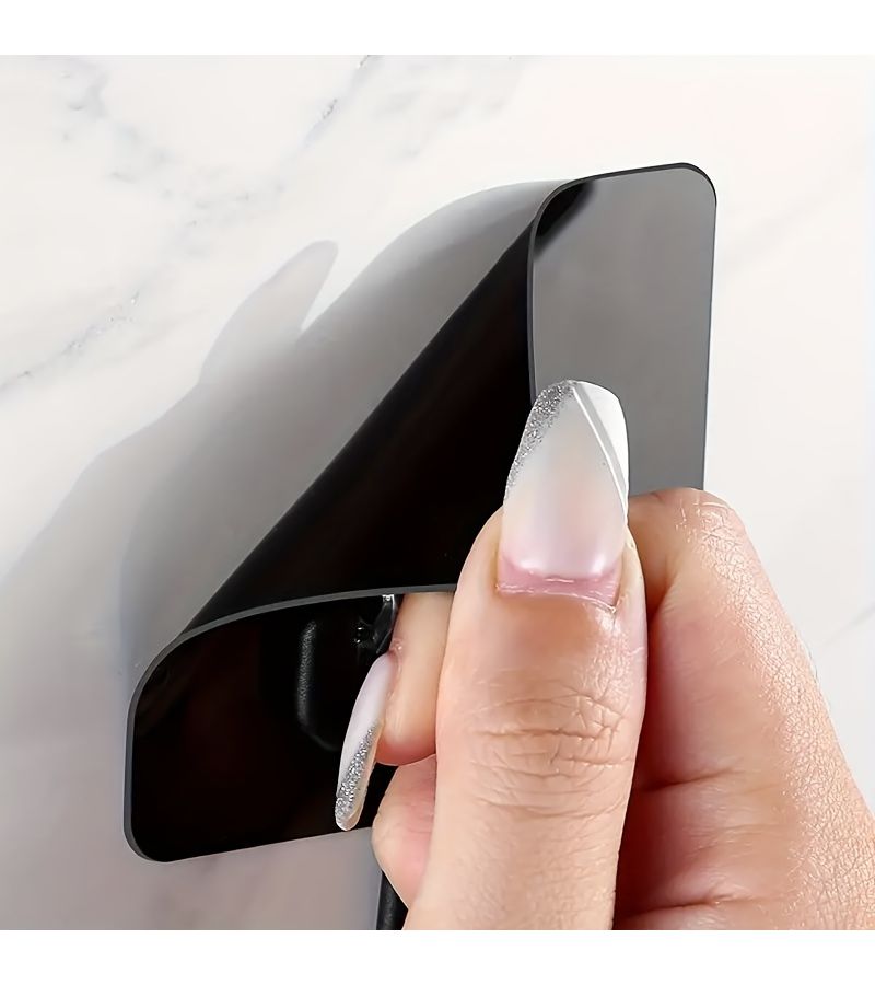 Strong Adhesive Wall Hooks 3PCS No Drill Traceless Kitchen Bathroom Organizer - Image 5