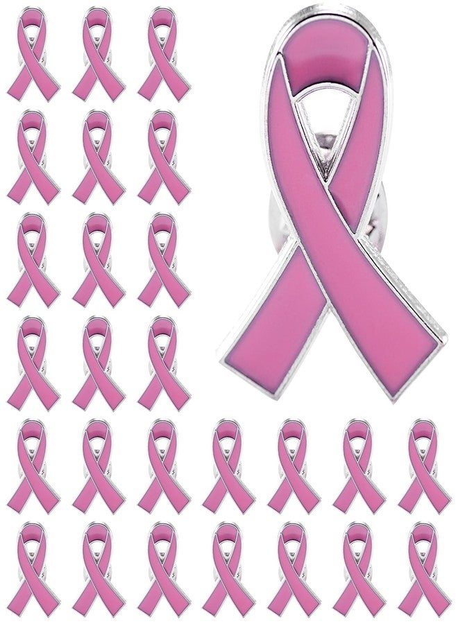 Suny Smiling Pack of 50 Breast Cancer Awareness Accessories Pin,Nice Decor for Charity Events Breast Cancer Awareness Pink Pins,Prevention and Awareness Ribbon,1 x 0.78 inch - Image 1