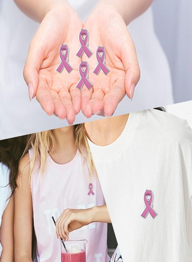 Suny Smiling Pack of 50 Breast Cancer Awareness Accessories Pin,Nice Decor for Charity Events Breast Cancer Awareness Pink Pins,Prevention and Awareness Ribbon,1 x 0.78 inch - Image 4