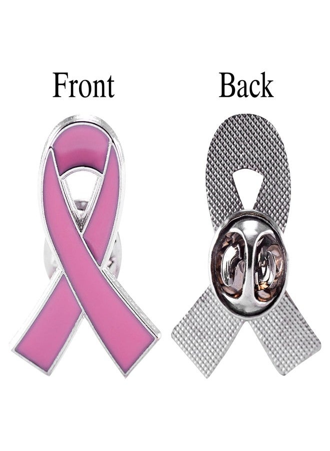 Suny Smiling Pack of 50 Breast Cancer Awareness Accessories Pin,Nice Decor for Charity Events Breast Cancer Awareness Pink Pins,Prevention and Awareness Ribbon,1 x 0.78 inch - Image 3