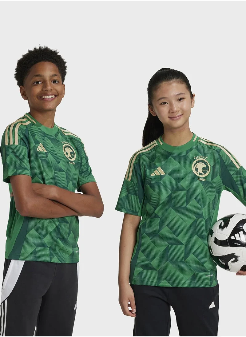 adidas أديداس جيرسي كرة قدم للأطفال يونيسكس أخضر 128