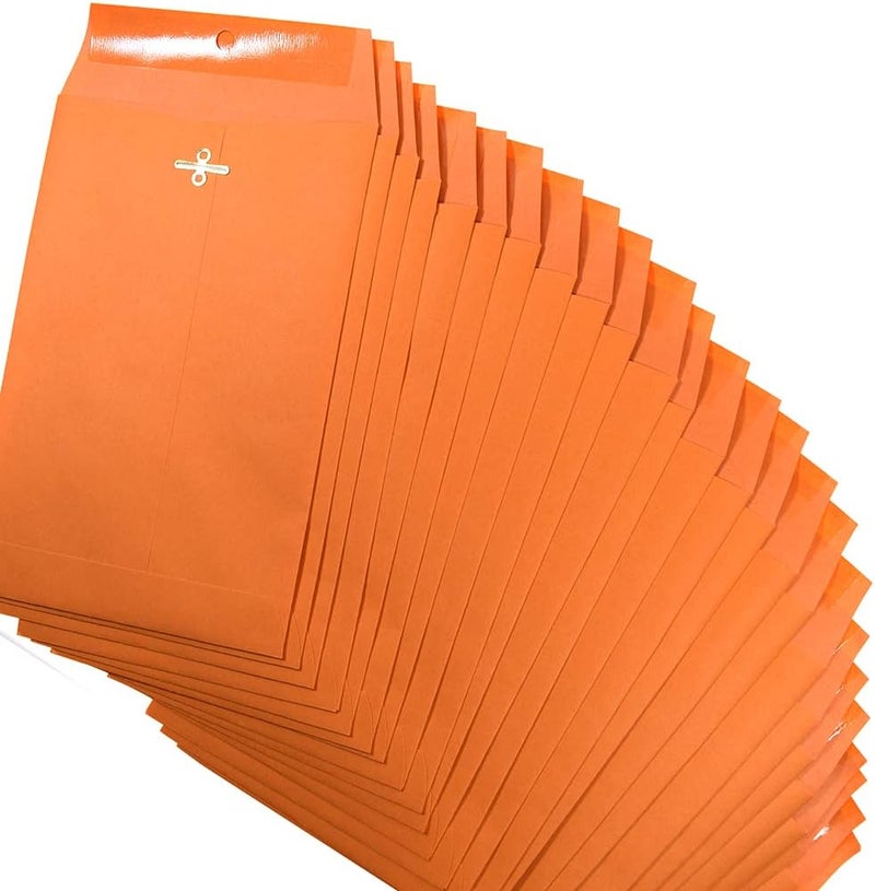 Top Flight Clasp Envelopes - Durable Brown Kraft, Gummed and Clasped Closure, 6 x 9 Inches, 25 Envelopes per Pack - Image 3