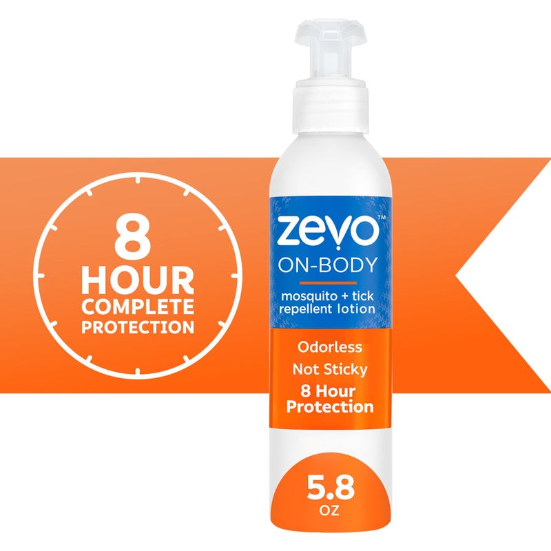 Zevo Mosquito & Tick Repellent Body Lotion, 5.8 oz