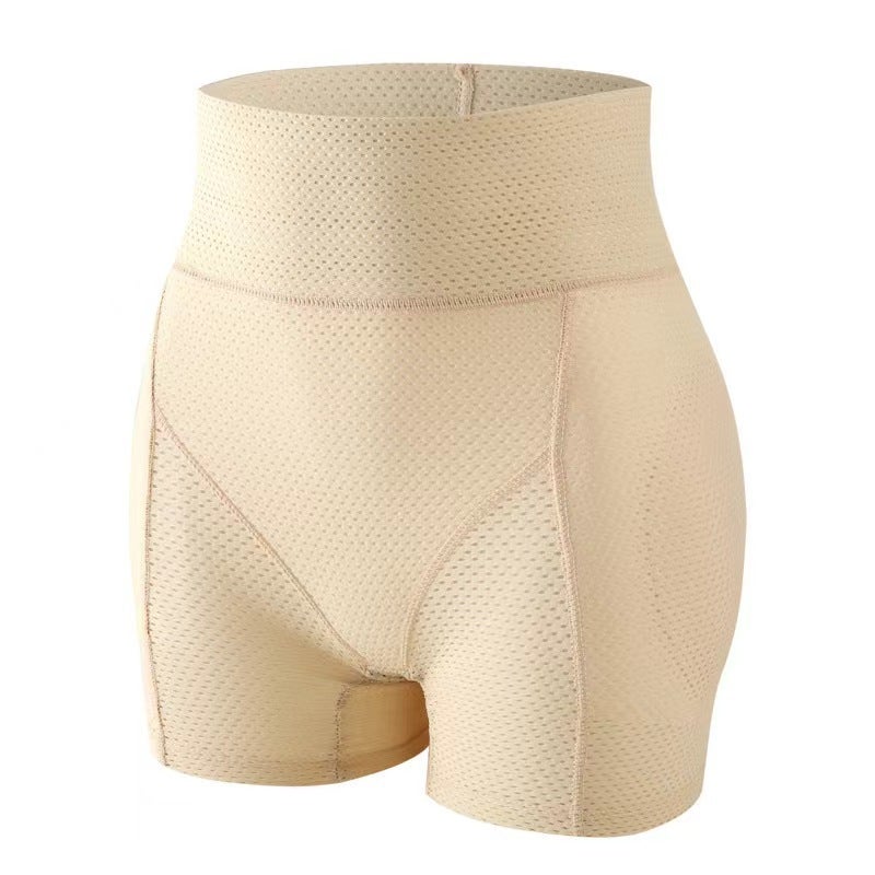 High-Waist Hollow-Out Slimming Hip Enhancer Panties skin color - Image 1