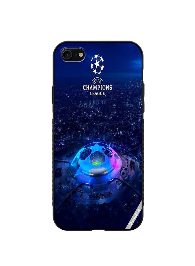 VR CREATIVE Protective Case Cover For Apple iPhone SE (2022) Uefa Champion League Design Multicolour - Image 1