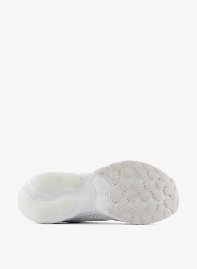 نيو بالانس Mens Textured Running Shoes With Lace-Up Closure