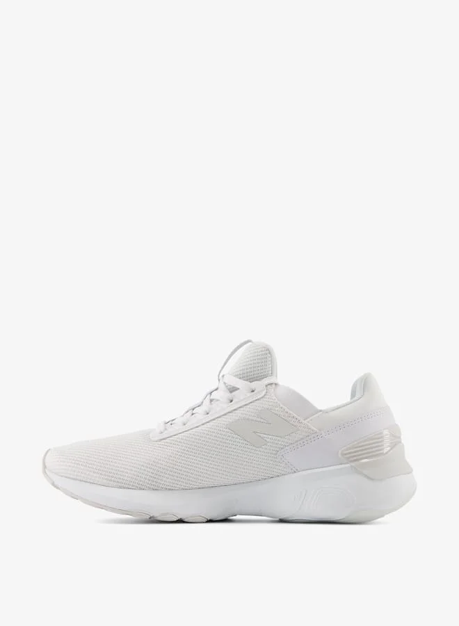 نيو بالانس Mens Textured Running Shoes With Lace-Up Closure