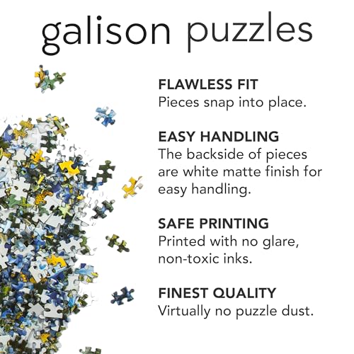 Galison Bloomarium – 1000 Piece Joy Laforme Jigsaw Puzzle Featuring Beautiful Artwork of A Cozy Cottage Encased in A Blooming Terrarium - Image 3