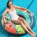 POOLACC 53 Heavy Duty River Tube Float for AdultsInflatable River Raft Float for Pool Lake Beach with Builtin Cup Holders Ergonomic BackrestDurable Grip Handles Grab Rope 360Lb Weight Capacity - Image 3