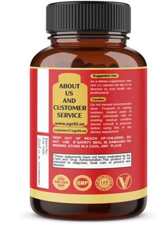 agobi agobi 9in1 Brain Support Supplement, Equivalent to 5750mg of 9 Herbs - Concentrated Ashwagandha Root, Gotu Kola Powder, Bacopa Monnieri Powder and More - 90 Capsules - 3-Month Supply  - Image 3