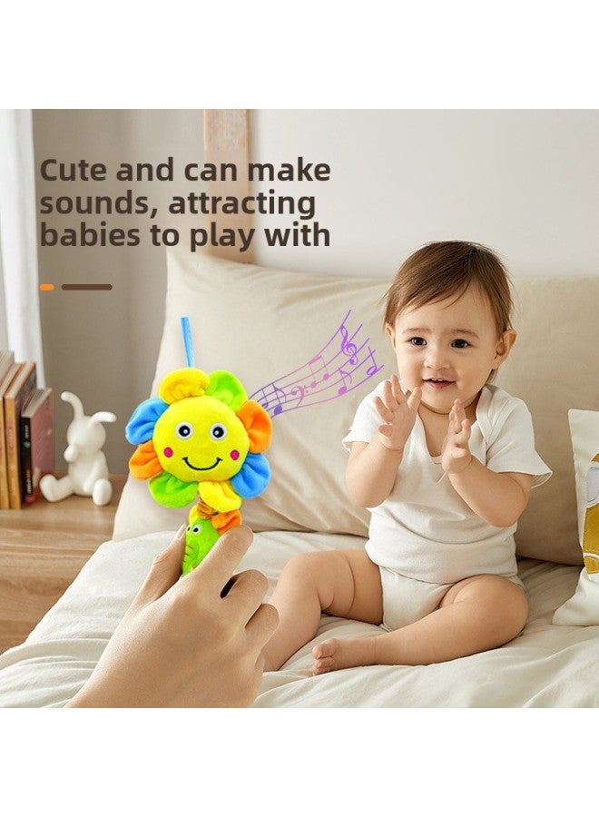 Baby Plush Toys 0-1 Year Old Early Education Intelligence Soothing Sleep Doll Music Toys Sensory Development Soft Stuffed Toys-Color:sunflower - Image 5