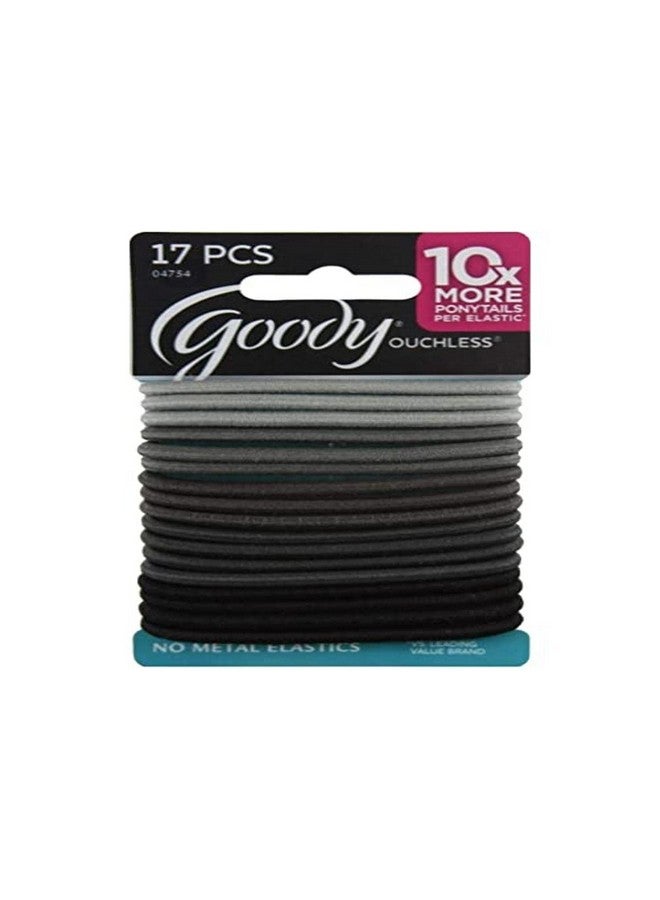 قودي  المرأة Ouchless 4 مم مطاط رمادي 17 قطعة