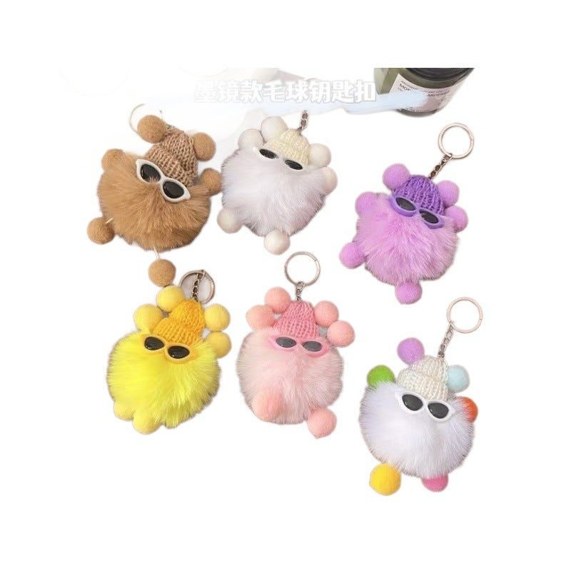 Black Coal Monster Plush Keychain Doll - Image 5