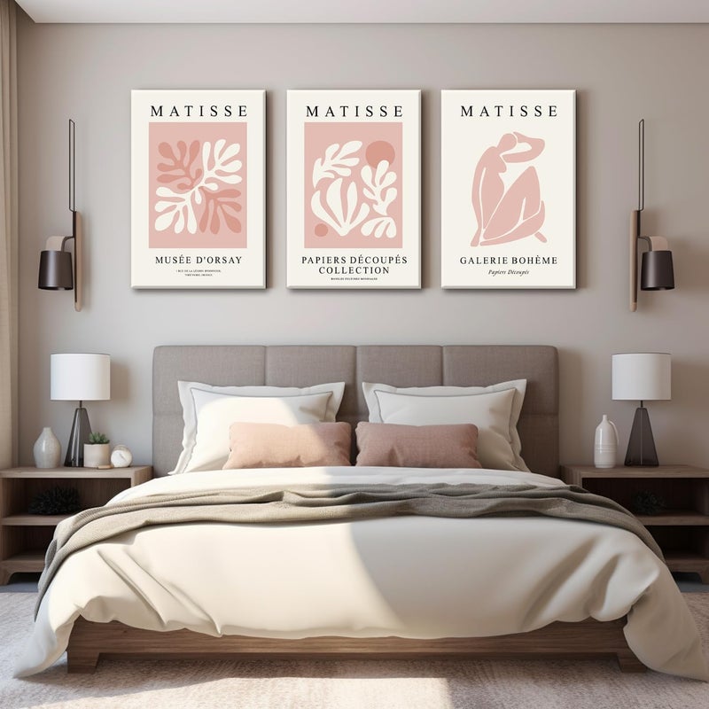 Djmwtb Matisse Abstract Canvas Wall Art Set - Image 4