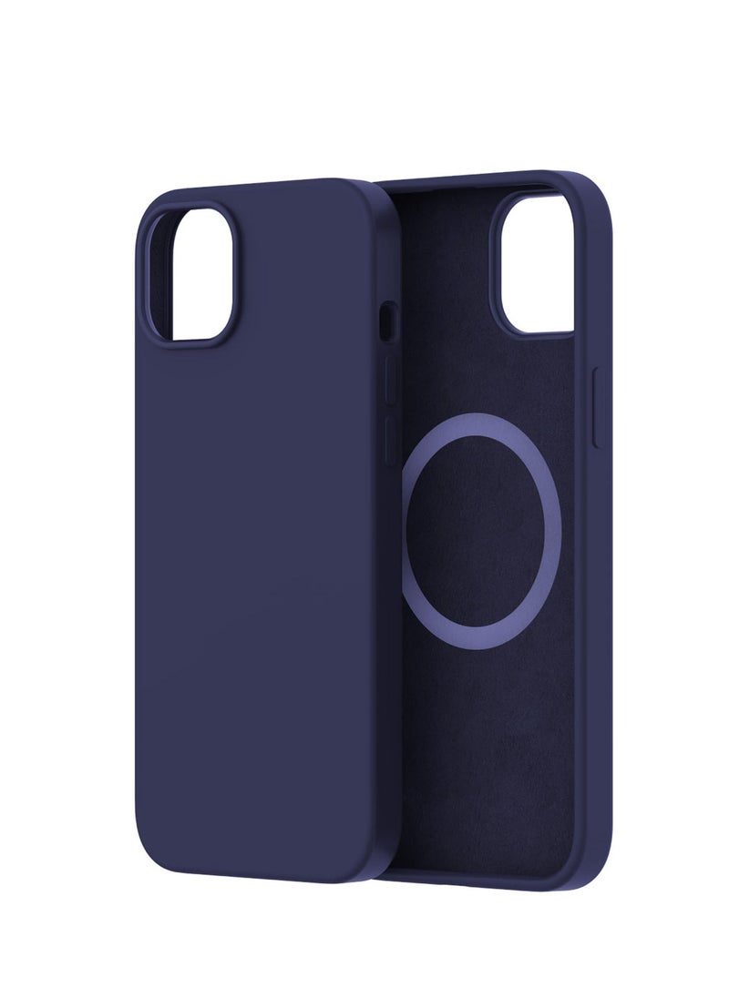 Protect - Silicone Magsafe case for iPhone 14 Plus Premium Quality MagSafe Silicone Case Support Wireless Charging 6.7 inches - Image 1