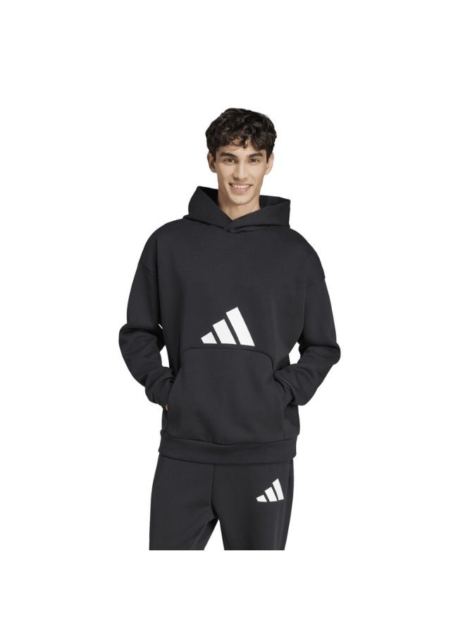Adidas Adidas M Fi 3Bar Hd Black Training Sweatshirts For Men XS - Image 2