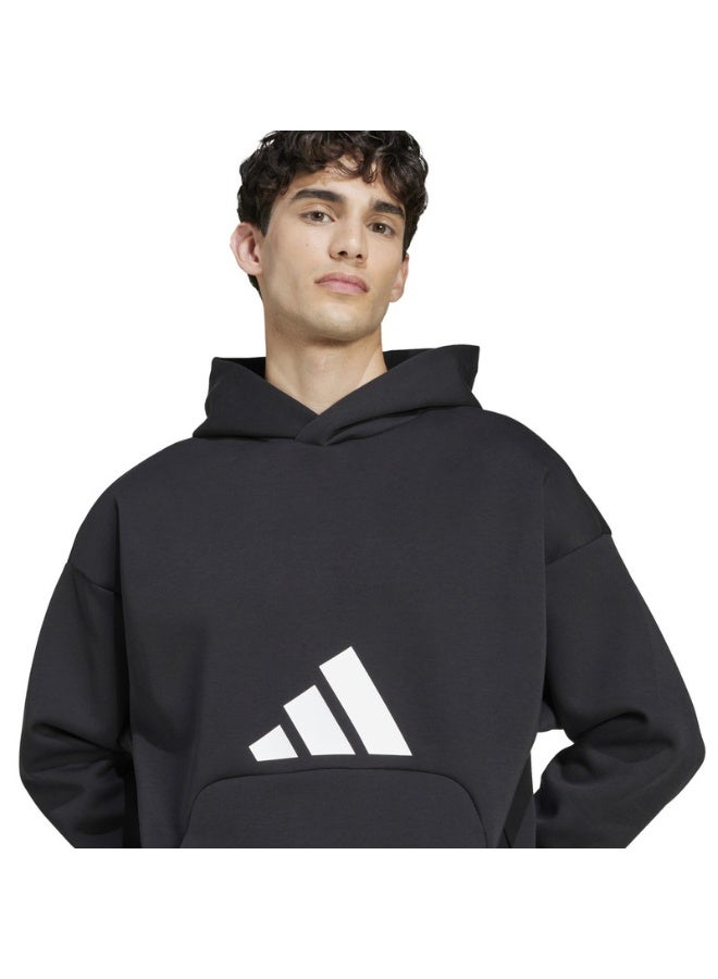 Adidas Adidas M Fi 3Bar Hd Black Training Sweatshirts For Men XS - Image 5