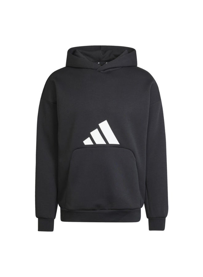 Adidas Adidas M Fi 3Bar Hd Black Training Sweatshirts For Men XS - Image 1
