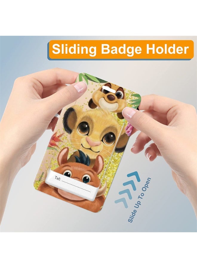 ديزني حامل بطاقات بتصميم ميكي ماوس على شكل عملة ذهبية من ديزني، قابل للسحب مع سحاب - مناسب للطلاب والموظفين والمكاتب | مظهر احترافي | تصميم عصري - Image 4