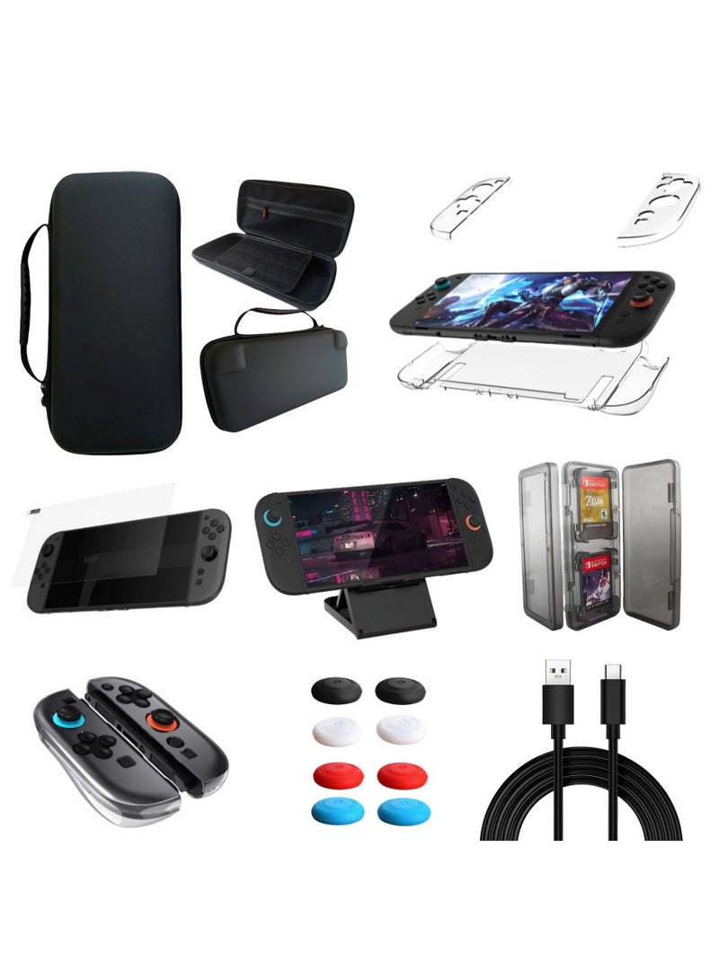 General Switch2 Protective Case Transparent Case Two Corner Bag Accessories Combination Storage Bag Set  - Image 1
