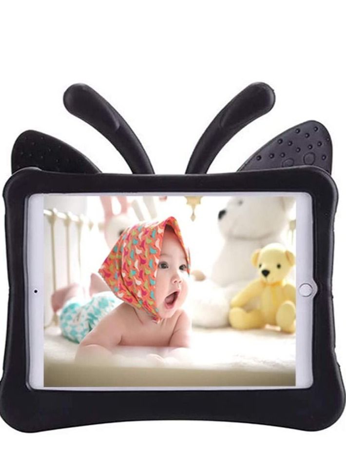 iPad 6th Generation Case for Kids, iPad 9.7 inch Case, Light Weight Shockproof EVA Foam Protective Tablet Stand Cover Holder for Apple iPad Air/Air 2 iPad 9.7 2017/2018 - Cute Butterfly,Black - Image 4